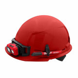 Milwaukee 48-73-1108 Red Front Brim Hard Hat with 4PT Ratcheting Suspension – Type 1 Class E - 6