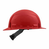 Milwaukee 48-73-1109 Red Full Brim Hard Hat with 4PT Ratcheting Suspension – Type 1 Class E - 4