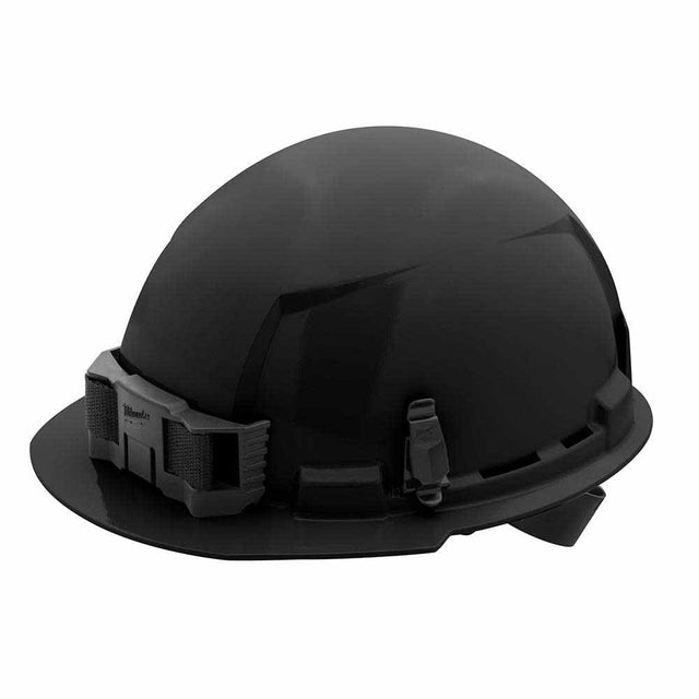 Milwaukee 48-73-1110 Black Front Brim Hard Hat with 4PT Ratcheting Suspension – Type 1 Class E