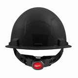 Milwaukee 48-73-1110 Black Front Brim Hard Hat with 4PT Ratcheting Suspension – Type 1 Class E - 2