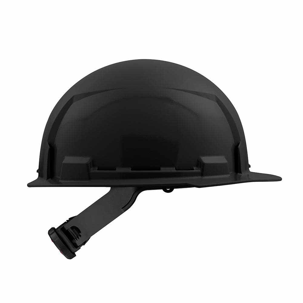 Milwaukee 48-73-1110 Black Front Brim Hard Hat with 4PT Ratcheting Suspension – Type 1 Class E - 4