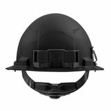 Milwaukee 48-73-1111 Black Full Brim Hard Hat with 4PT Ratcheting Suspension – Type 1 Class E - 3