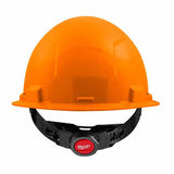 Milwaukee 48-73-1112 Orange Front Brim Hard Hat with 4PT Ratcheting Suspension – Type 1 Class E - 2