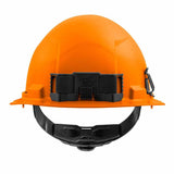 Milwaukee 48-73-1112 Orange Front Brim Hard Hat with 4PT Ratcheting Suspension – Type 1 Class E - 3