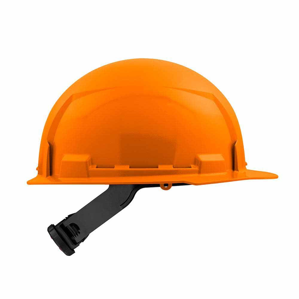 Milwaukee 48-73-1112 Orange Front Brim Hard Hat with 4PT Ratcheting Suspension – Type 1 Class E - 4