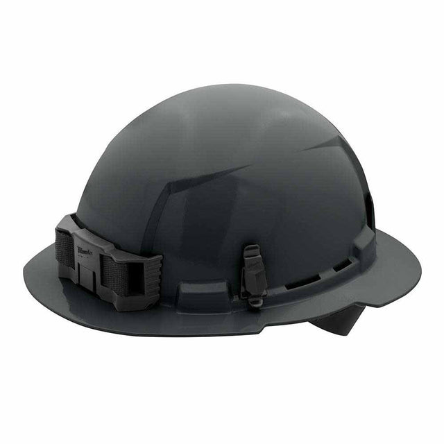 Milwaukee 48-73-1115 Gray Full Brim Hard Hat with 4PT Ratcheting Suspension – Type 1 Class E