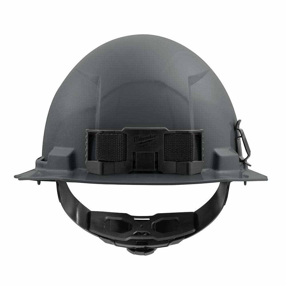 Milwaukee 48-73-1115 Gray Full Brim Hard Hat with 4PT Ratcheting Suspension – Type 1 Class E - 3