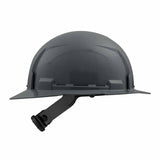 Milwaukee 48-73-1115 Gray Full Brim Hard Hat with 4PT Ratcheting Suspension – Type 1 Class E - 4