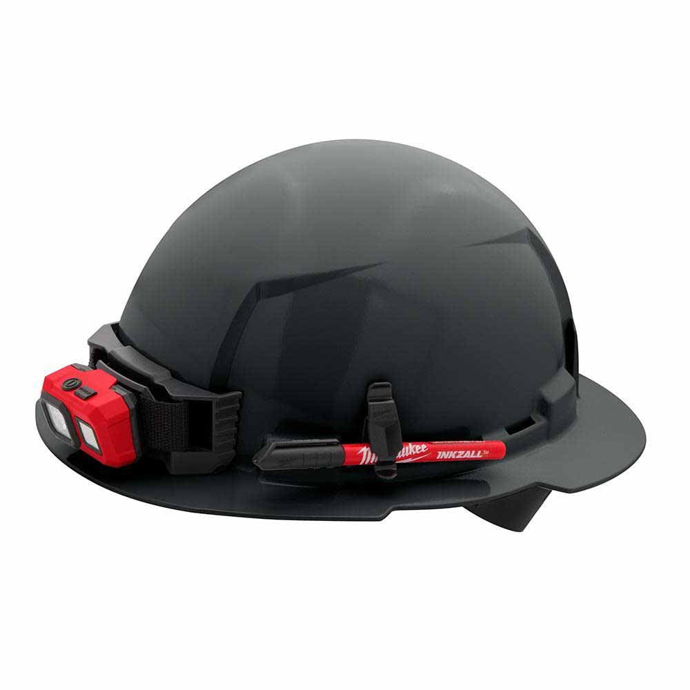 Milwaukee 48-73-1115 Gray Full Brim Hard Hat with 4PT Ratcheting Suspension – Type 1 Class E - 6