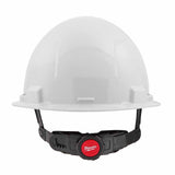 Milwaukee 48-73-1120 White Front Brim Hard Hat with 6PT Ratcheting Suspension – Type 1 Class E - 2