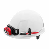 Milwaukee 48-73-1120 White Front Brim Hard Hat with 6PT Ratcheting Suspension – Type 1 Class E - 6