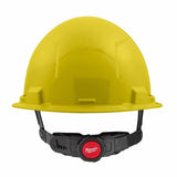 Milwaukee 48-73-1122 Yellow Front Brim Hard Hat with 6PT Ratcheting Suspension – Type 1 Class E - 2