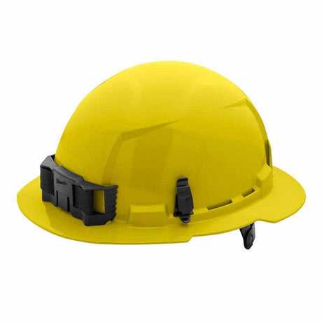 Milwaukee 48-73-1123 Yellow Full Brim Hard Hat with 6PT Ratcheting Suspension – Type 1 Class E