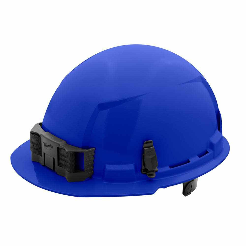 Milwaukee 48-73-1124 Blue Front Brim Hard Hat with 6PT Ratcheting Suspension – Type 1 Class E