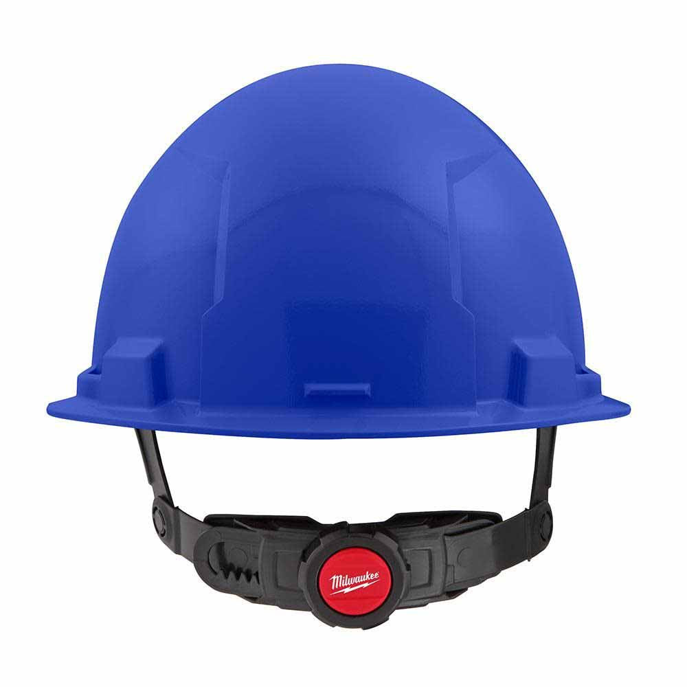 Milwaukee 48-73-1124 Blue Front Brim Hard Hat with 6PT Ratcheting Suspension – Type 1 Class E - 2