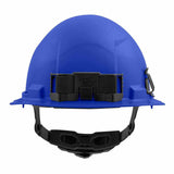 Milwaukee 48-73-1124 Blue Front Brim Hard Hat with 6PT Ratcheting Suspension – Type 1 Class E - 3