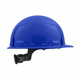 Milwaukee 48-73-1124 Blue Front Brim Hard Hat with 6PT Ratcheting Suspension – Type 1 Class E - 4