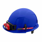 Milwaukee 48-73-1124 Blue Front Brim Hard Hat with 6PT Ratcheting Suspension – Type 1 Class E - 6