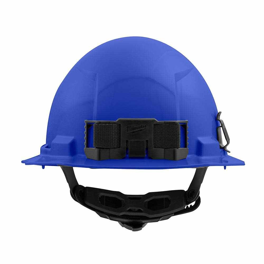 Milwaukee 48-73-1125 Blue Full Brim Hard Hat with 6PT Ratcheting Suspension – Type 1 Class E - 3