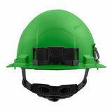 Milwaukee 48-73-1126 Green Front Brim Hard Hat with 6PT Ratcheting Suspension – Type 1 Class E - 3