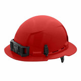 Milwaukee 48-73-1129 Red Full Brim Hard Hat with 6PT Ratcheting Suspension – Type 1 Class E