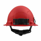 Milwaukee 48-73-1129 Red Full Brim Hard Hat with 6PT Ratcheting Suspension – Type 1 Class E - 3