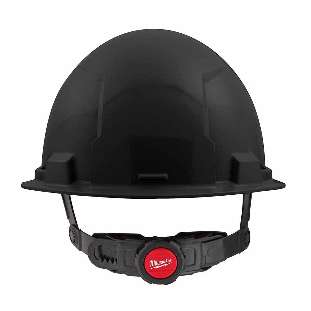 Milwaukee 48-73-1130 Black Front Brim Hard Hat with 6PT Ratcheting Suspension – Type 1 Class E - 2