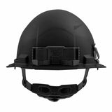 Milwaukee 48-73-1130 Black Front Brim Hard Hat with 6PT Ratcheting Suspension – Type 1 Class E - 3