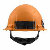 Milwaukee 48-73-1132 Orange Front Brim Hard Hat with 6PT Ratcheting Suspension – Type 1 Class E - 3