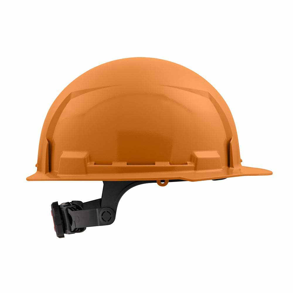 Milwaukee 48-73-1132 Orange Front Brim Hard Hat with 6PT Ratcheting Suspension – Type 1 Class E - 4