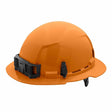 Milwaukee 48-73-1133 Orange Full Brim Hard Hat with 6PT Ratcheting Suspension – Type 1 Class E