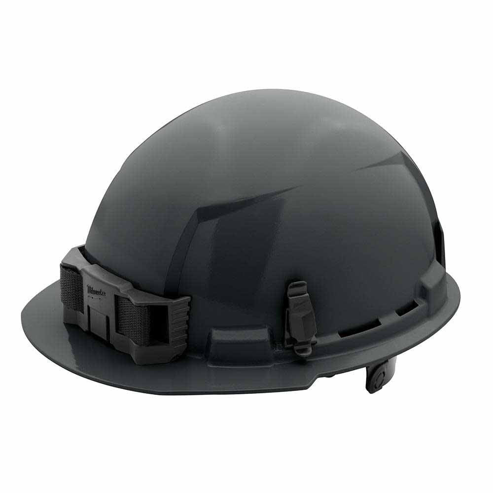 Milwaukee 48-73-1134 Gray Front Brim Hard Hat with 6PT Ratcheting Suspension – Type 1 Class E