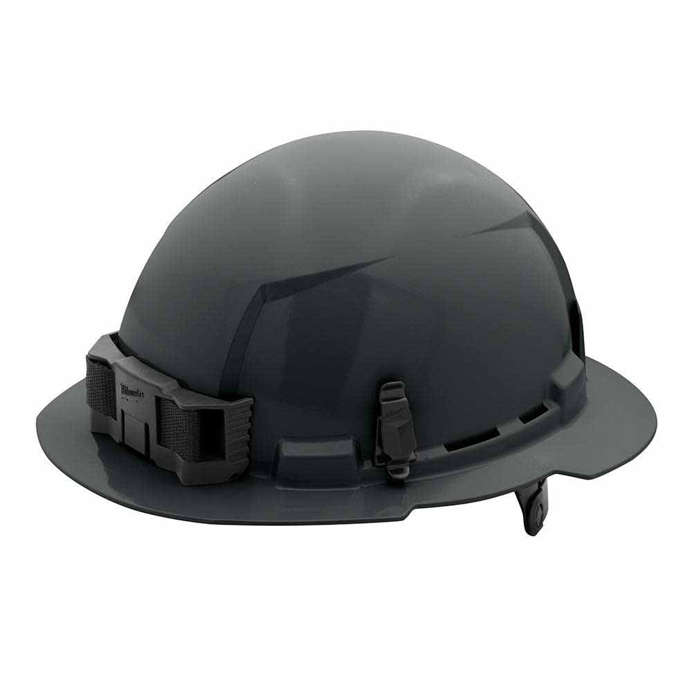 Milwaukee 48-73-1135 Gray Full Brim Hard Hat with 6PT Ratcheting Suspension – Type 1 Class E