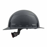 Milwaukee 48-73-1135 Gray Full Brim Hard Hat with 6PT Ratcheting Suspension – Type 1 Class E - 4