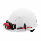 Milwaukee 48-73-1200 White Front Brim Vented Hard Hat with 4PT Ratcheting Suspension - 6