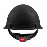 Milwaukee 48-73-1210 Black Front Brim Vented Hard Hat with 4PT Ratcheting Suspension – Type 1 Class C - 2