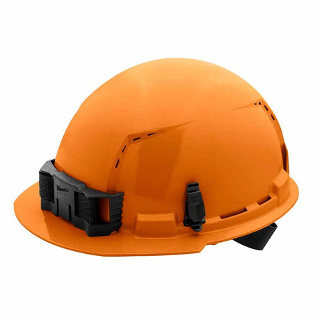 Milwaukee 48-73-1212 Orange Front Brim Vented Hard Hat with 4PT Ratcheting Suspension – Type 1 Class C