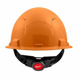 Milwaukee 48-73-1212 Orange Front Brim Vented Hard Hat with 4PT Ratcheting Suspension – Type 1 Class C - 2