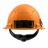 Milwaukee 48-73-1212 Orange Front Brim Vented Hard Hat with 4PT Ratcheting Suspension – Type 1 Class C - 3