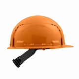 Milwaukee 48-73-1212 Orange Front Brim Vented Hard Hat with 4PT Ratcheting Suspension – Type 1 Class C - 4