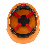 Milwaukee 48-73-1212 Orange Front Brim Vented Hard Hat with 4PT Ratcheting Suspension – Type 1 Class C - 5