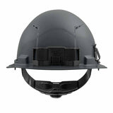 Milwaukee 48-73-1214 Gray Front Brim Vented Hard Hat with 4PT Ratcheting Suspension – Type 1 Class C - 3