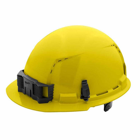 Milwaukee 48-73-1222 Yellow Front Brim Vented Hard Hat with 6PT Ratcheting Suspension – Type 1 Class C