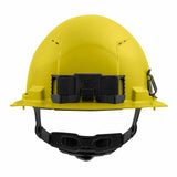 Milwaukee 48-73-1222 Yellow Front Brim Vented Hard Hat with 6PT Ratcheting Suspension – Type 1 Class C - 3