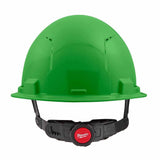 Milwaukee 48-73-1226 Green Front Brim Vented Hard Hat with 6PT Ratcheting Suspension – Type 1 Class C - 2