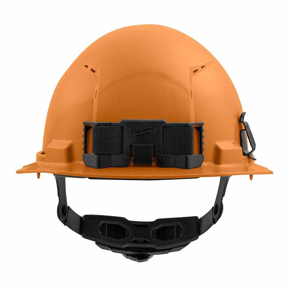 Milwaukee 48-73-1232 Orange Front Brim Vented Hard Hat with 6PT Ratcheting Suspension – Type 1 Class C - 3