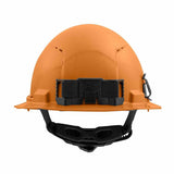 Milwaukee 48-73-1233 Orange Full Brim Vented Hard Hat with 6PT Ratcheting Suspension – Type 1 Class C - 3