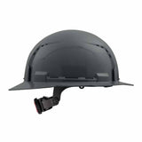 Milwaukee 48-73-1235 Gray Full Brim Vented Hard Hat with 6PT Ratcheting Suspension – Type 1 Class C - 4