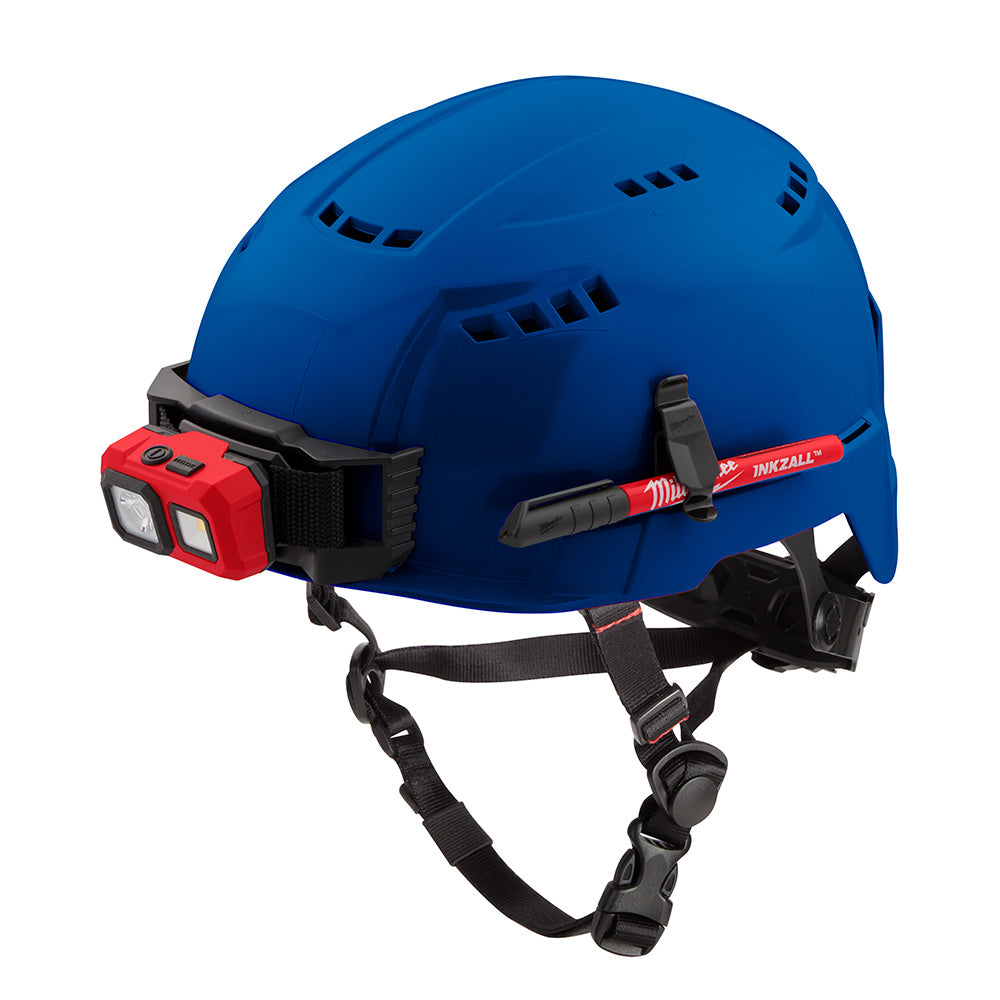 Milwaukee 48-73-1304 BOLT Blue Safety Helmet (USA) - Type 2, Class C, Vented