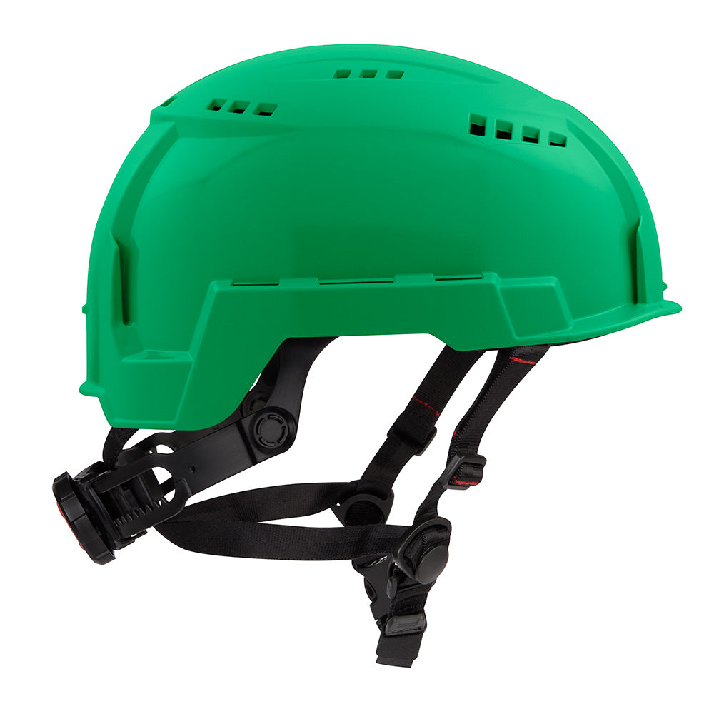 Milwaukee 48-73-1306 BOLT Green Safety Helmet (USA) - Type 2, Class C, Vented - 6